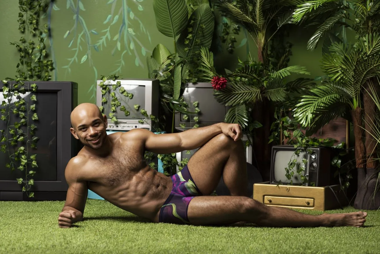 Clothing_Male Power_Mens Underwear Male Power 145-278 Galactic Mini Short Color Printed