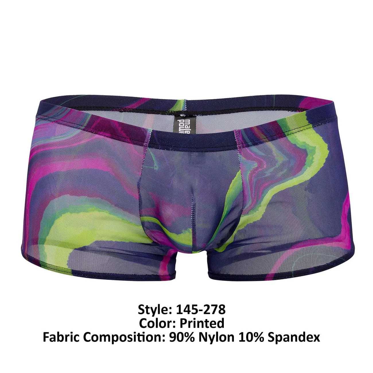 Clothing_Male Power_Mens Underwear Male Power 145-278 Galactic Mini Short Color Printed