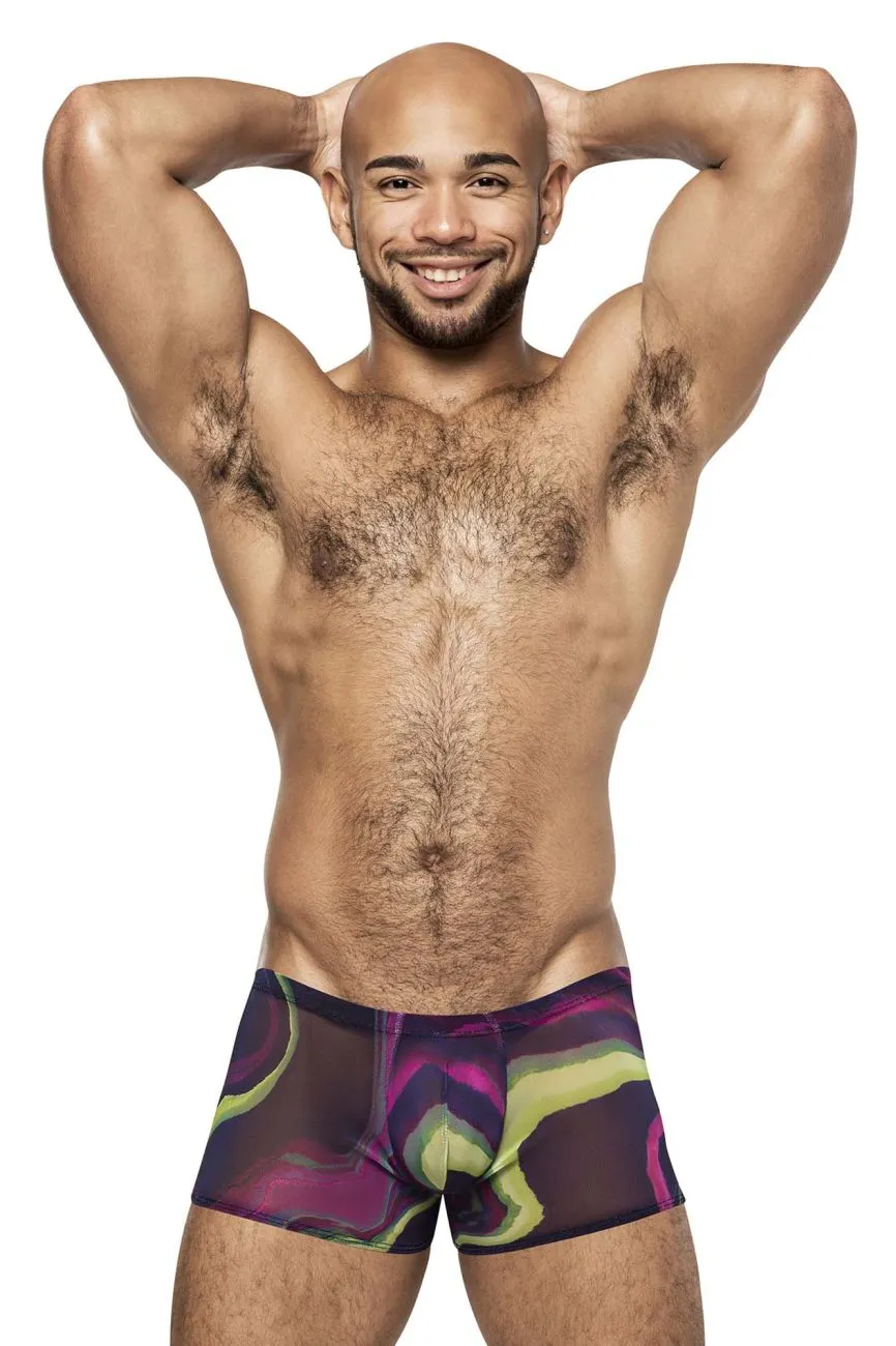 Clothing_Male Power_Mens Underwear Male Power 145-278 Galactic Mini Short Color Printed