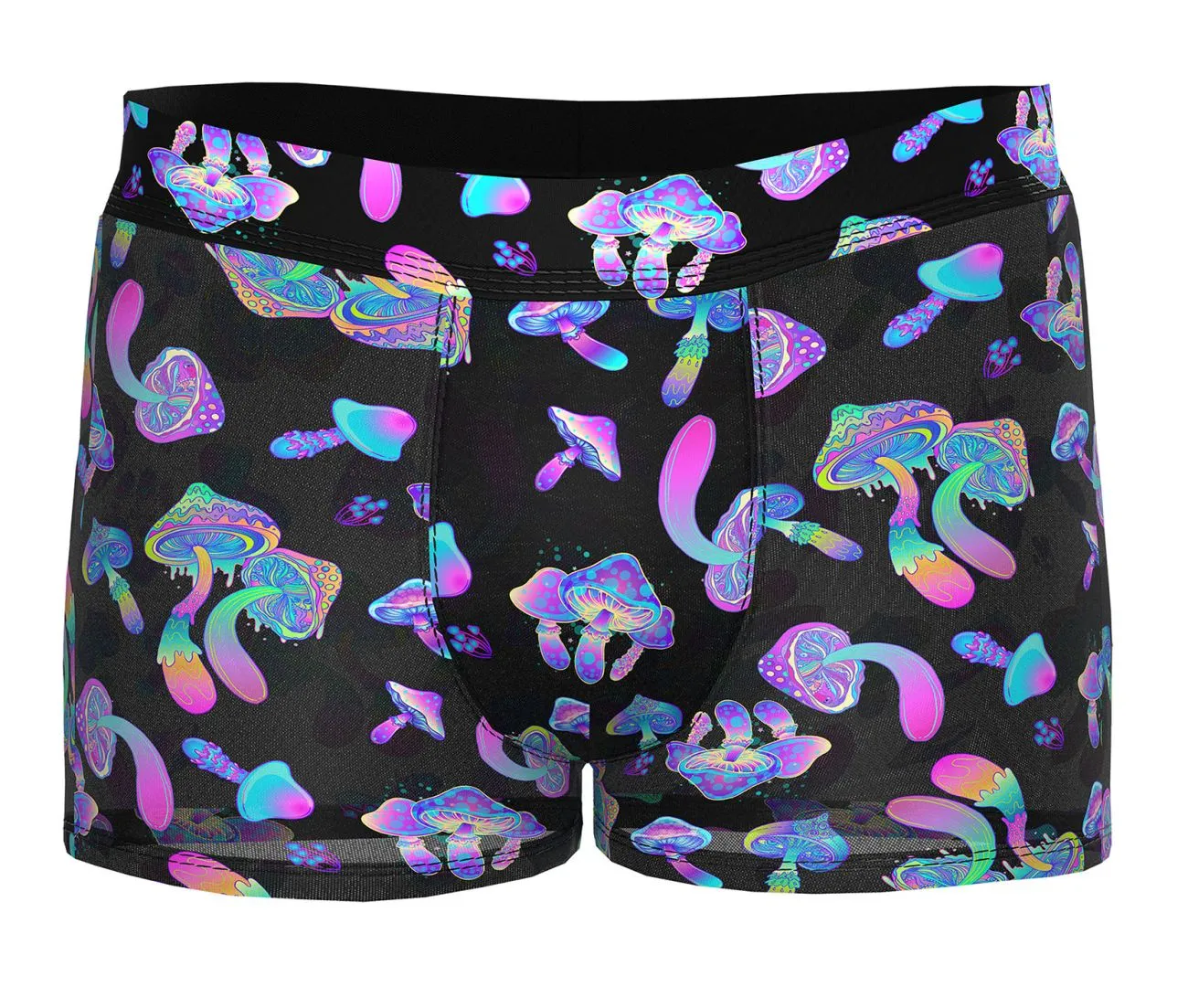 Clothing_Male Power_Mens Underwear Male Power 145-294 Hazy Dayz Pouch Short Color Mushrooms