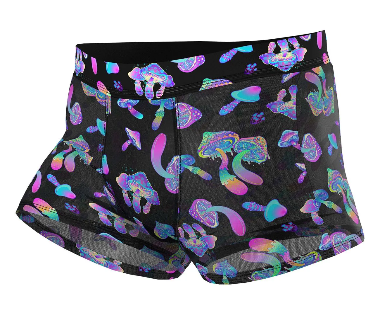 Clothing_Male Power_Mens Underwear Male Power 145-294 Hazy Dayz Pouch Short Color Mushrooms
