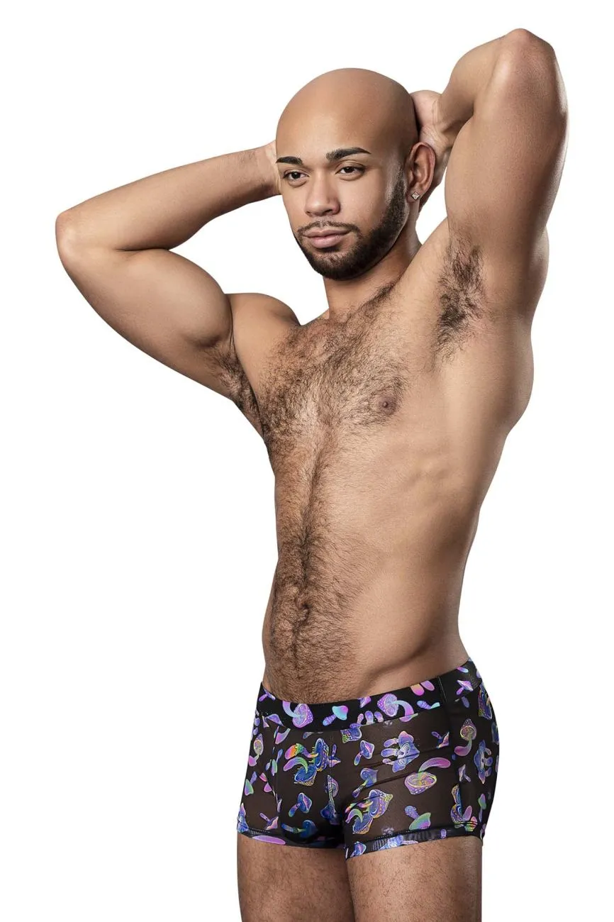 Clothing_Male Power_Mens Underwear Male Power 145-294 Hazy Dayz Pouch Short Color Mushrooms