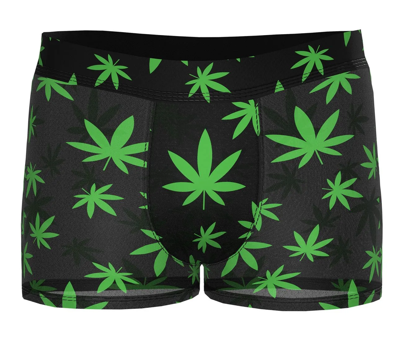 Clothing_Male Power_Mens Underwear Male Power 145-294 Hazy Dayz Pouch Short Color Pot Leaf