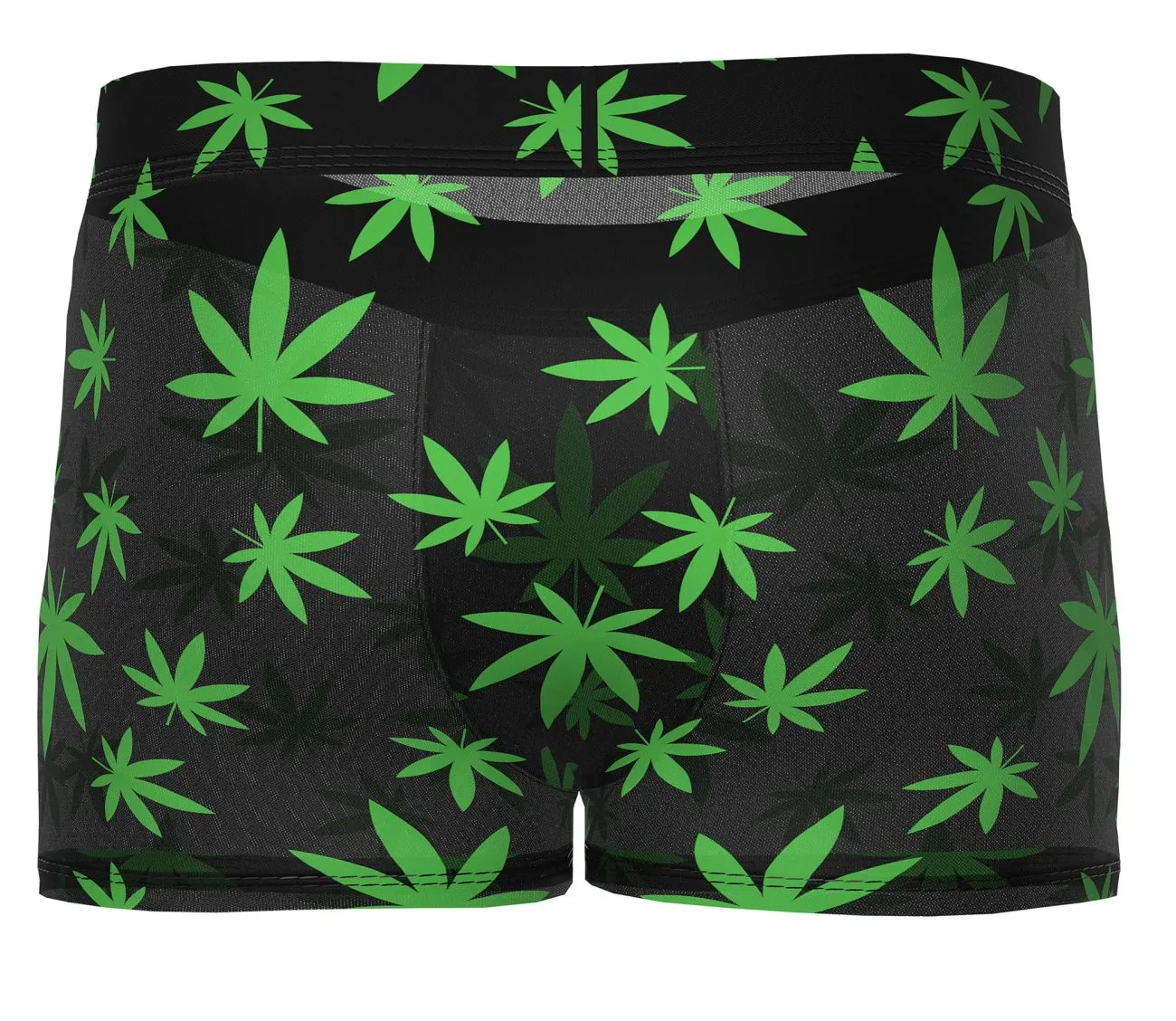 Clothing_Male Power_Mens Underwear Male Power 145-294 Hazy Dayz Pouch Short Color Pot Leaf
