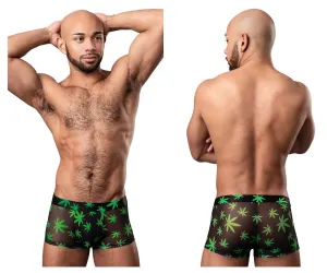 Clothing_Male Power_Mens Underwear Male Power 145-294 Hazy Dayz Pouch Short Color Pot Leaf