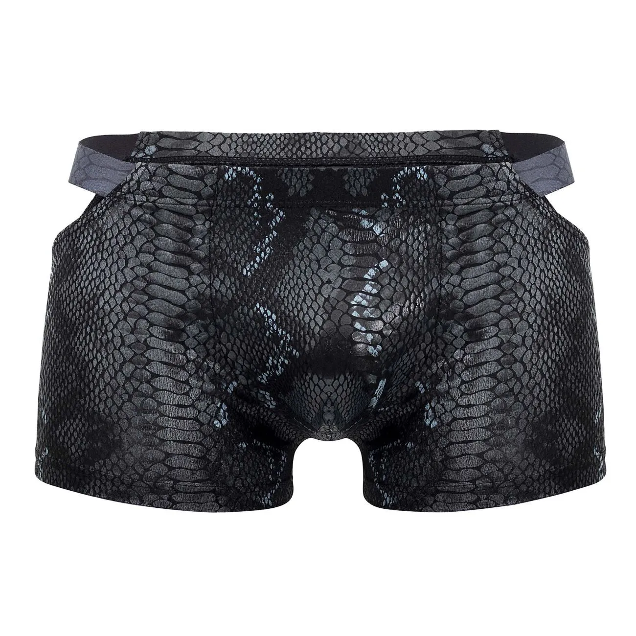 Clothing_Male Power_Mens Underwear Male Power 153-282 S-naked Pouch Short Color Black-Blue