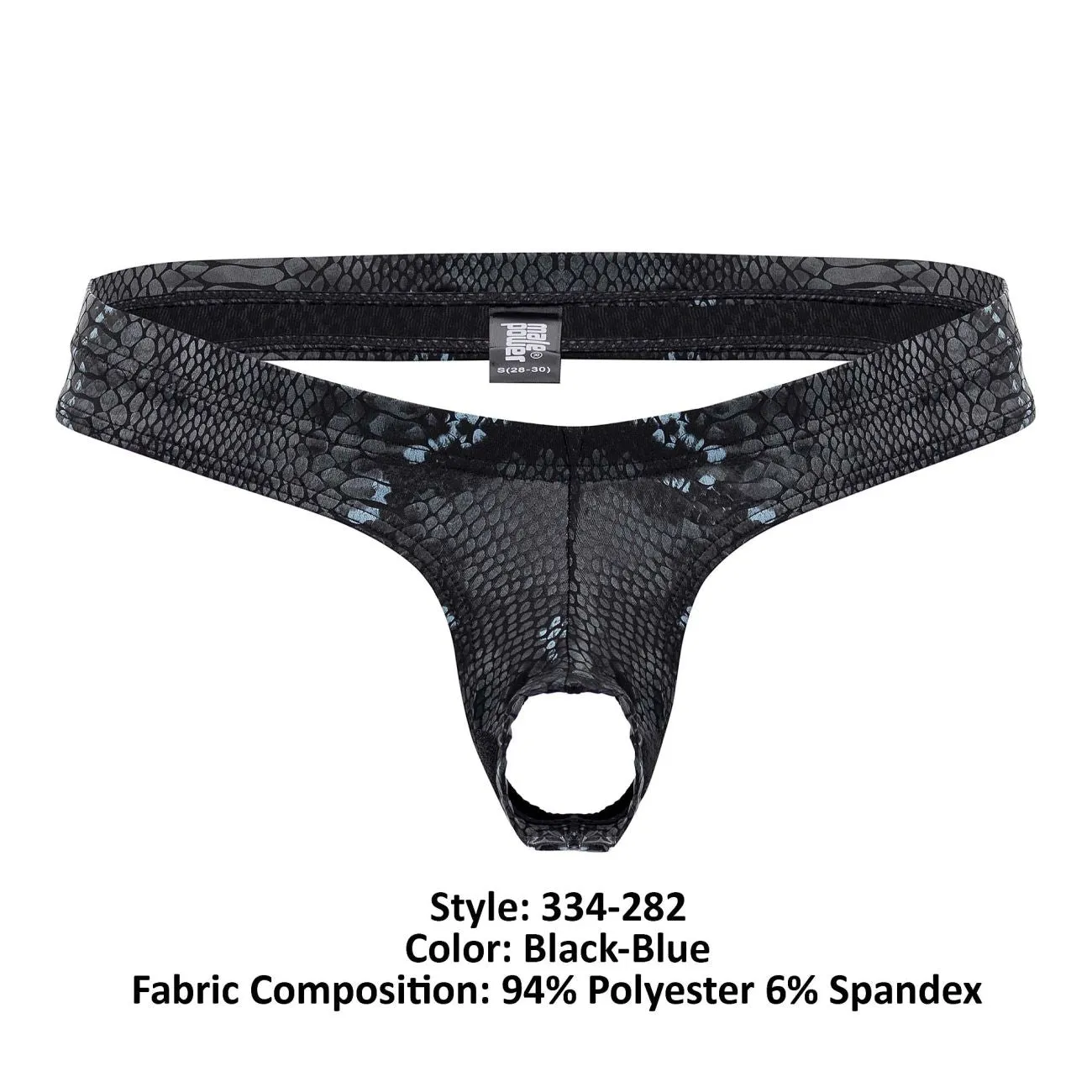 Clothing_Male Power_Mens Underwear Male Power 334-282 S-naked Power Sock Color Black-Blue