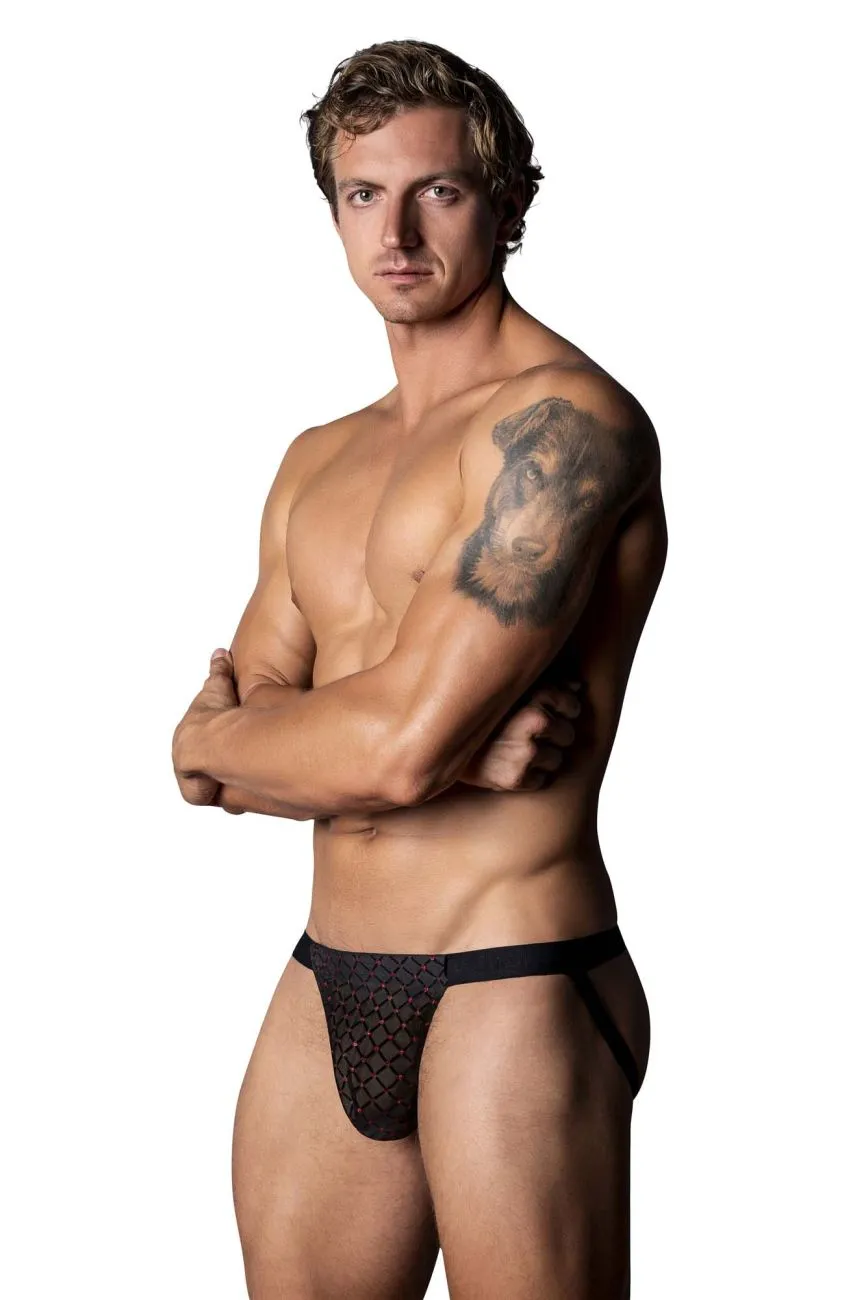 Clothing_Male Power_Mens Underwear Male Power 353-296 Widow Maker Classic Jock Color Black