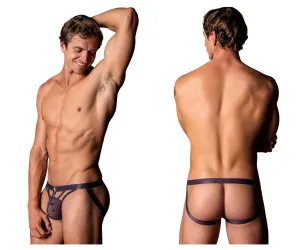 Clothing_Male Power_Mens Underwear Male Power 386-291 Love Star Jock with Ring Color Purple
