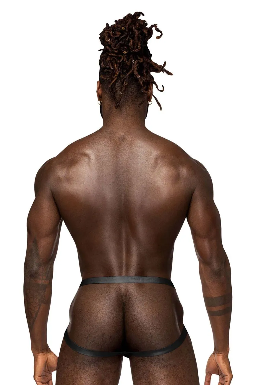 Clothing_Male Power_Mens Underwear Male Power 387-284 Rude Awakening Ring Jock Color Black
