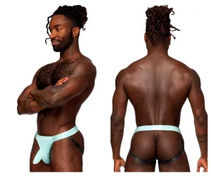 Clothing_Male Power_Mens Underwear Male Power 399-281 Easy Breezy Jock Sleeve Color Aqua