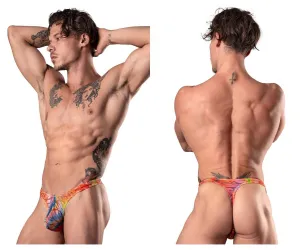 Clothing_Male Power_Mens Underwear Male Power 431-293 Your Lace Or Mine Bong Thong Color Multi