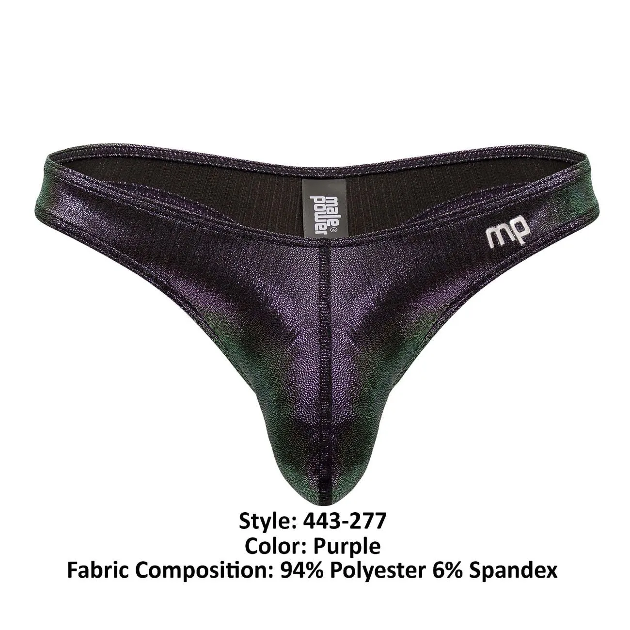 Clothing_Male Power_Mens Underwear Male Power 443-277 Hocus Pocus Uplift Bong Thong Color Purple