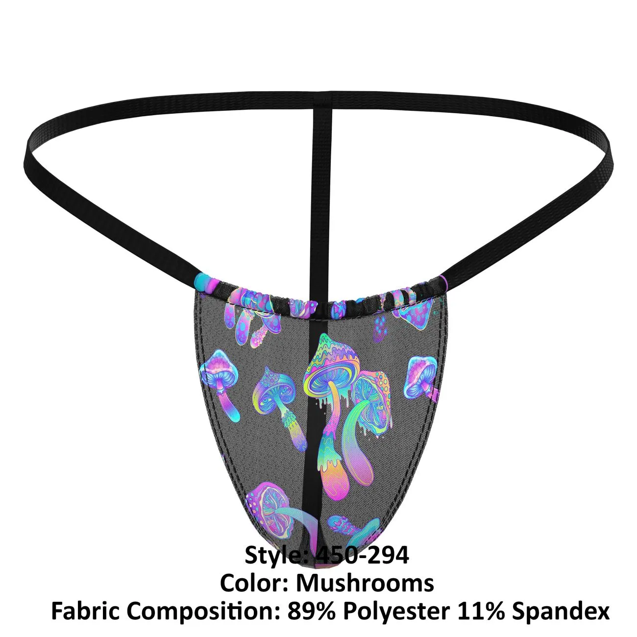 Clothing_Male Power_Mens Underwear Male Power 450-294 Hazy Dayz Posing Strap Color Mushrooms