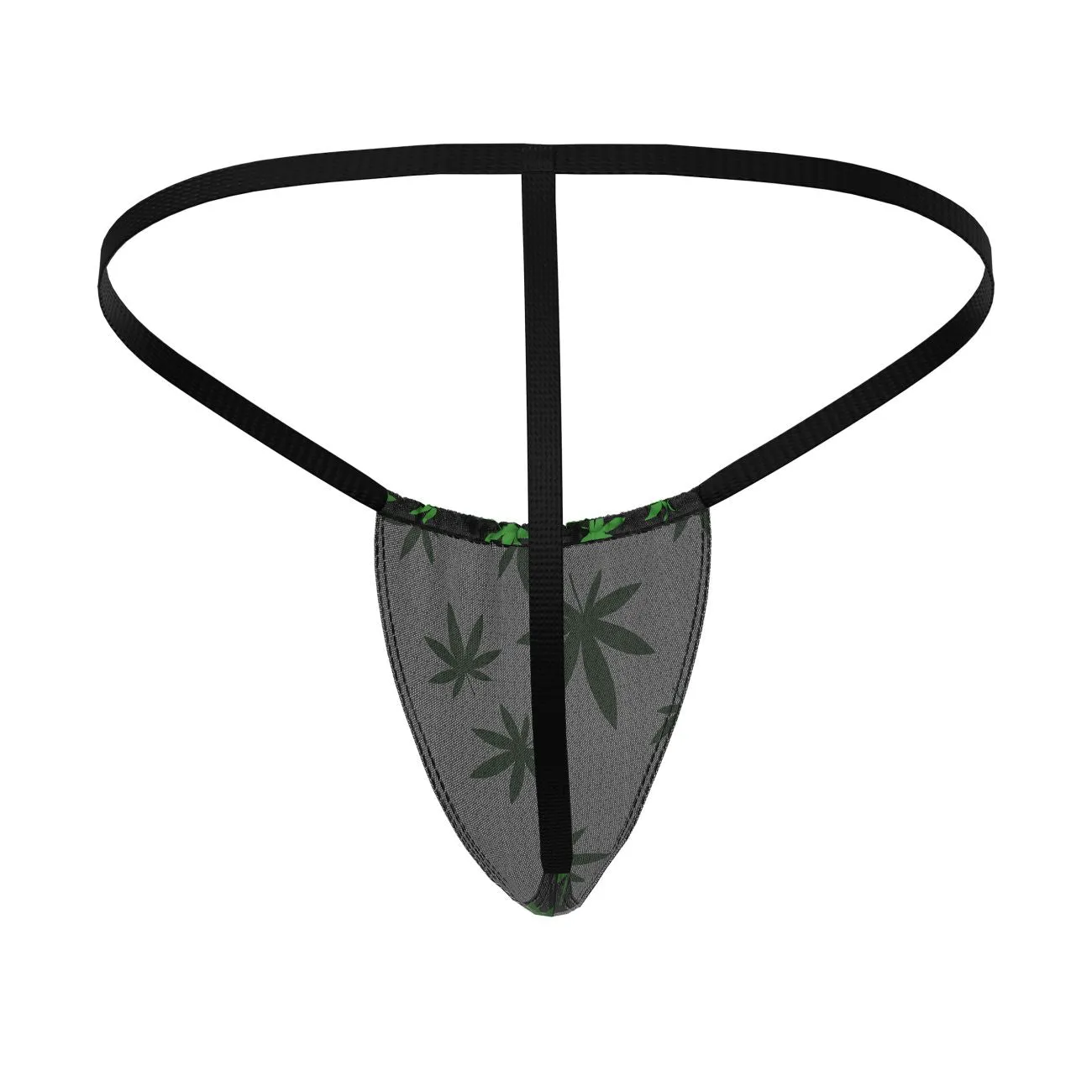 Clothing_Male Power_Mens Underwear Male Power 450-294 Hazy Dayz Posing Strap Color Pot Leaf