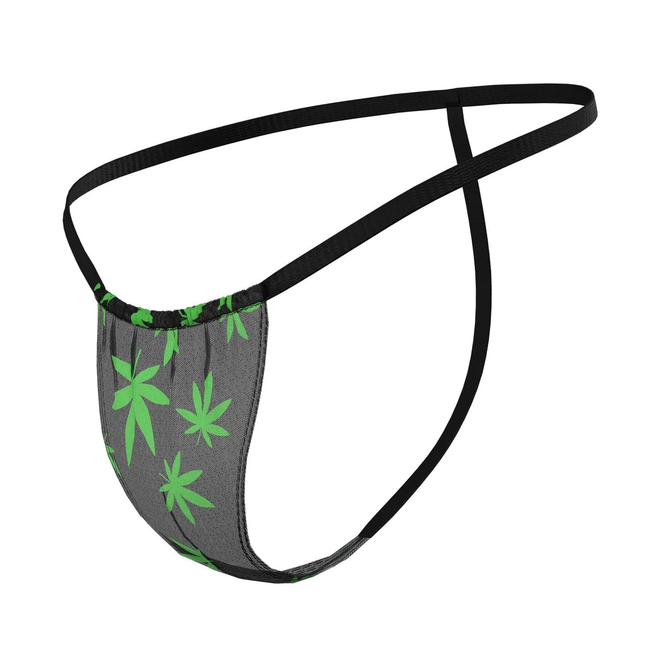 Clothing_Male Power_Mens Underwear Male Power 450-294 Hazy Dayz Posing Strap Color Pot Leaf
