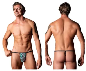 Clothing_Male Power_Mens Underwear Male Power 451-295 Go Wild Adjustable G-String Color Printed