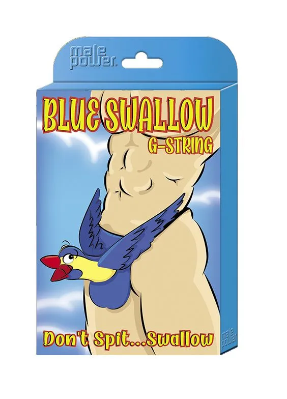 Clothing_Male Power_Mens Underwear Male Power PAK-729 Novelty Blue Swallow Color Blue