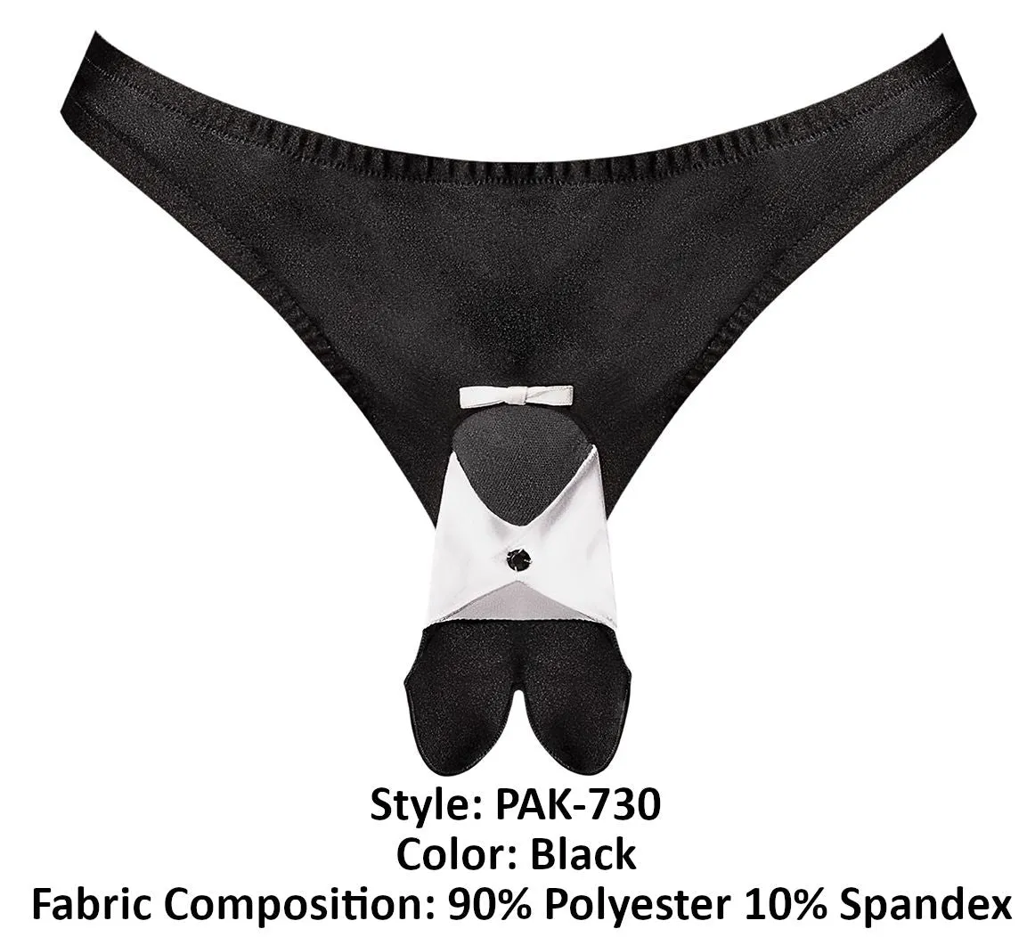 Clothing_Male Power_Mens Underwear Male Power PAK-730 Novelty Dapper Dick Color Black