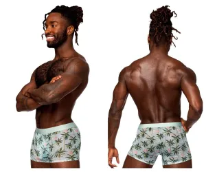 Clothing_Male Power_Mens Underwear Male Power SMS-011 Sheer Prints Seamless Short Color Flamingo