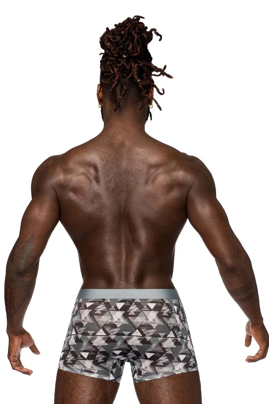 Clothing_Male Power_Mens Underwear Male Power SMS-011 Sheer Prints Seamless Short Color Optical
