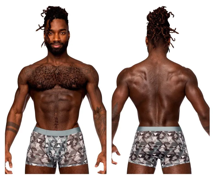 Clothing_Male Power_Mens Underwear Male Power SMS-011 Sheer Prints Seamless Short Color Optical