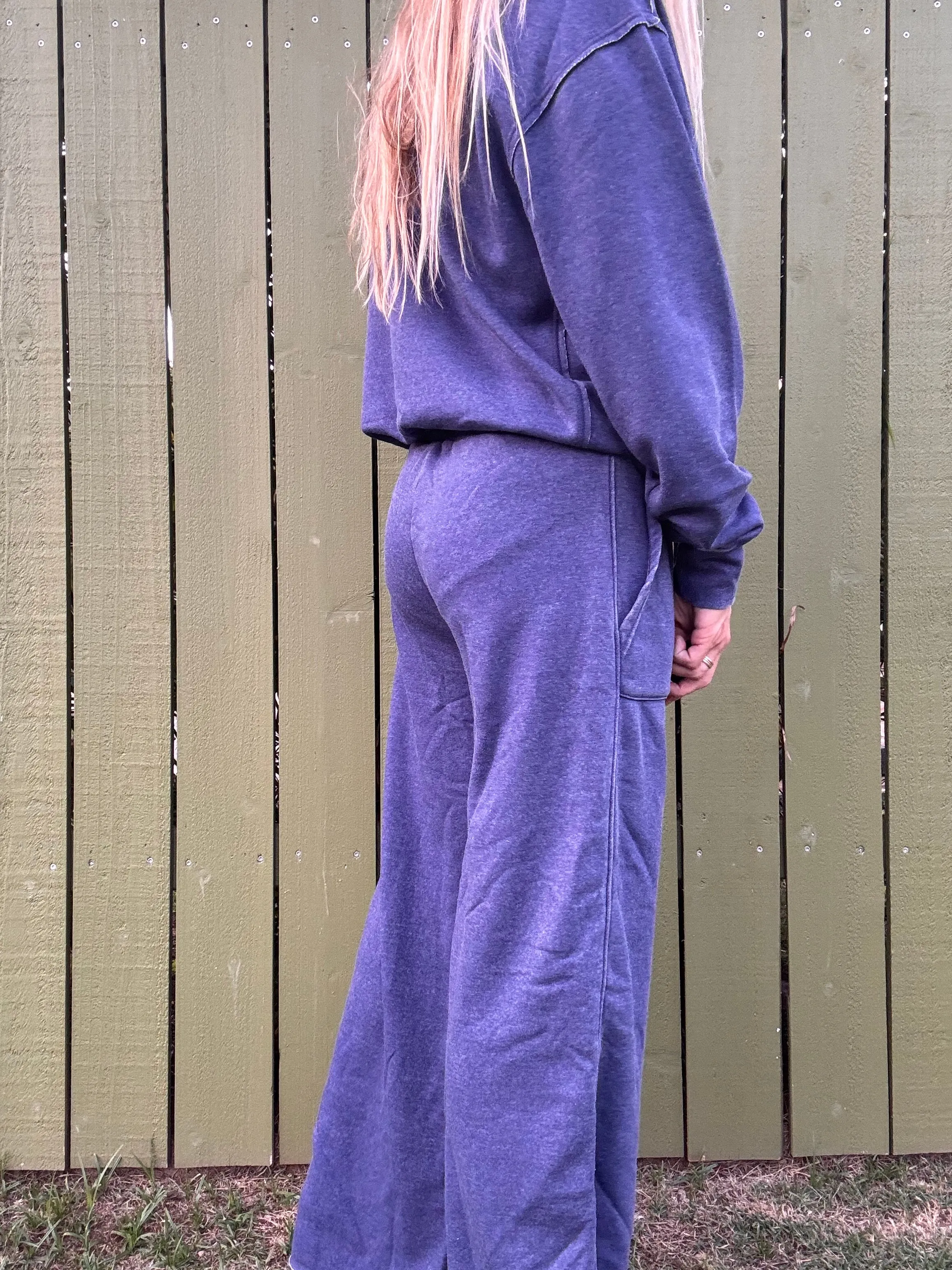 College of Aloha Wide Leg Sweatpants