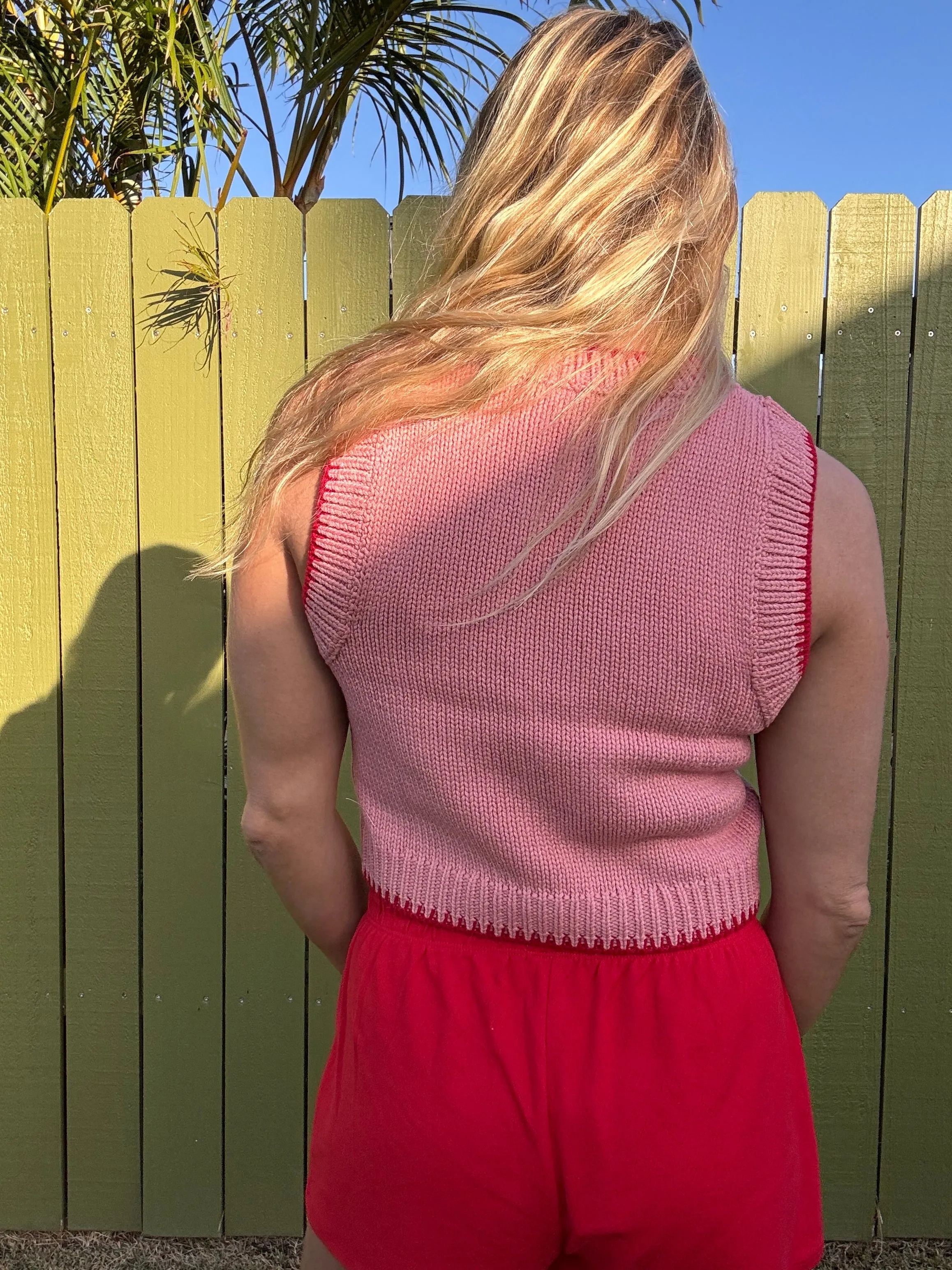 Cozy & Chic Sleeveless Crew Neck Sweater
