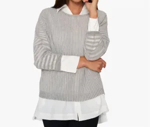 Cozy Chic Pullover In Heather