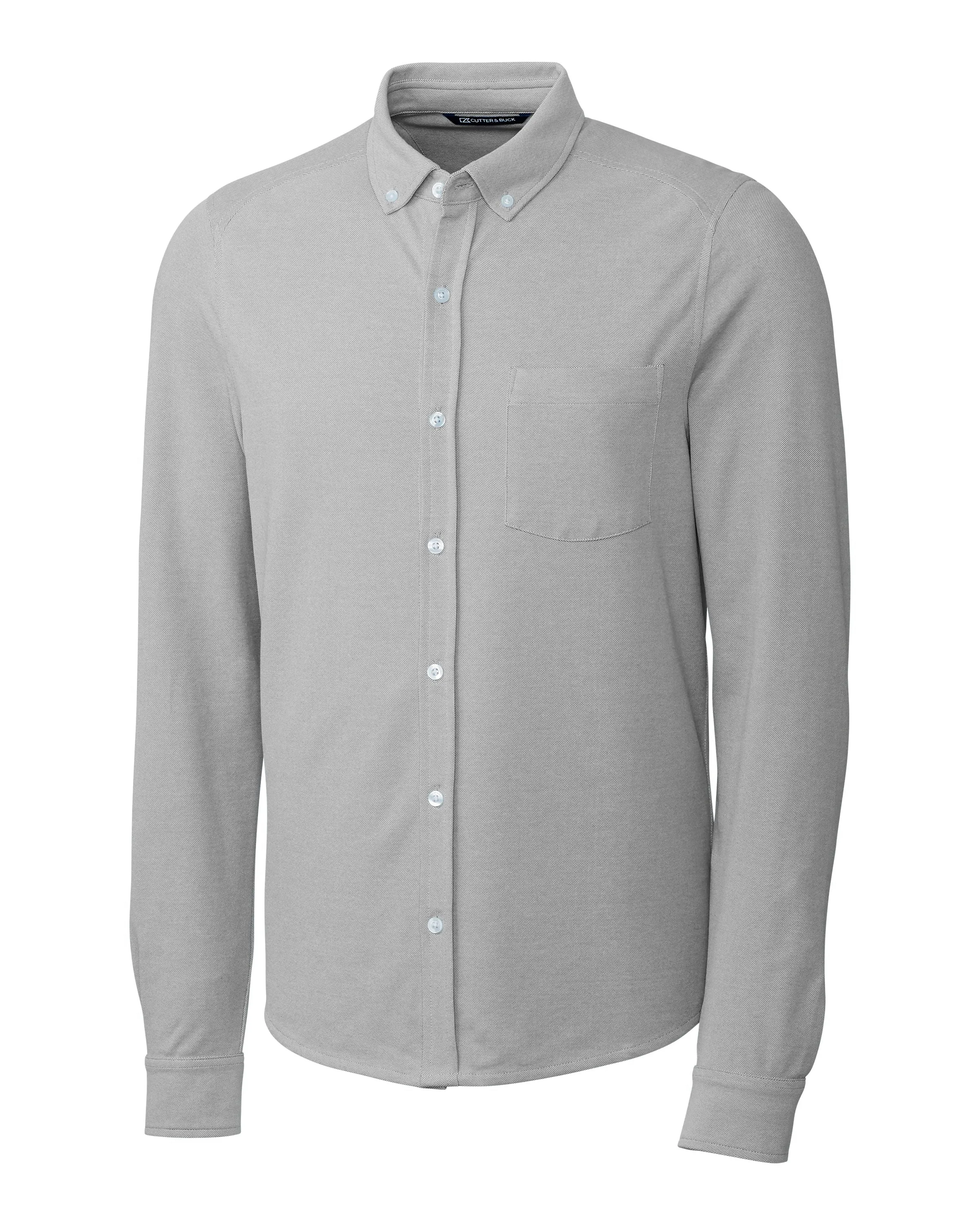 Cutter & Buck Men's Big & Tall Reach Oxford Button Front Shirt