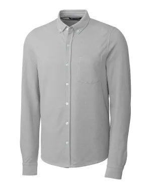 Cutter & Buck Men's Big & Tall Reach Oxford Button Front Shirt