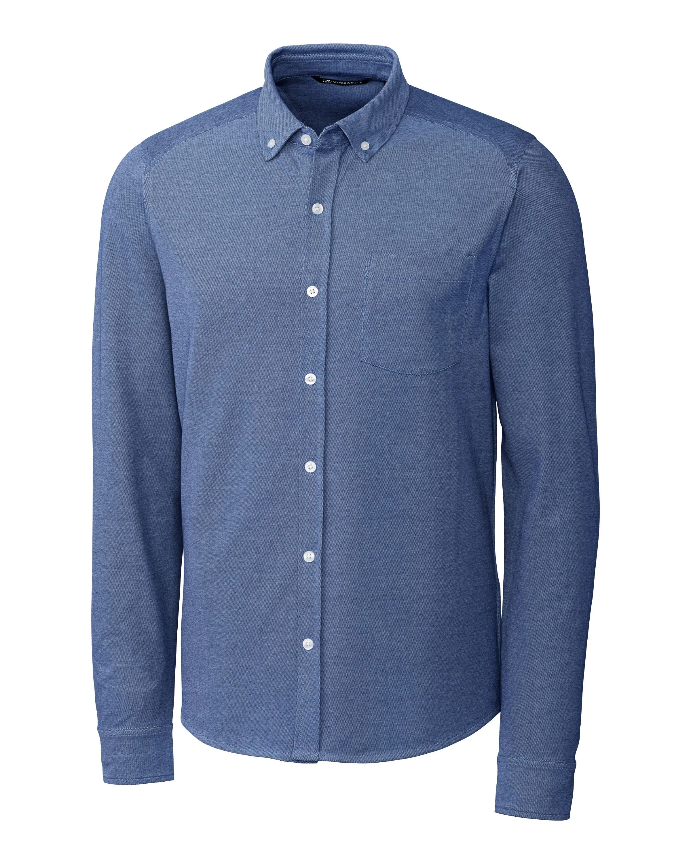 Cutter & Buck Men's Big & Tall Reach Oxford Button Front Shirt
