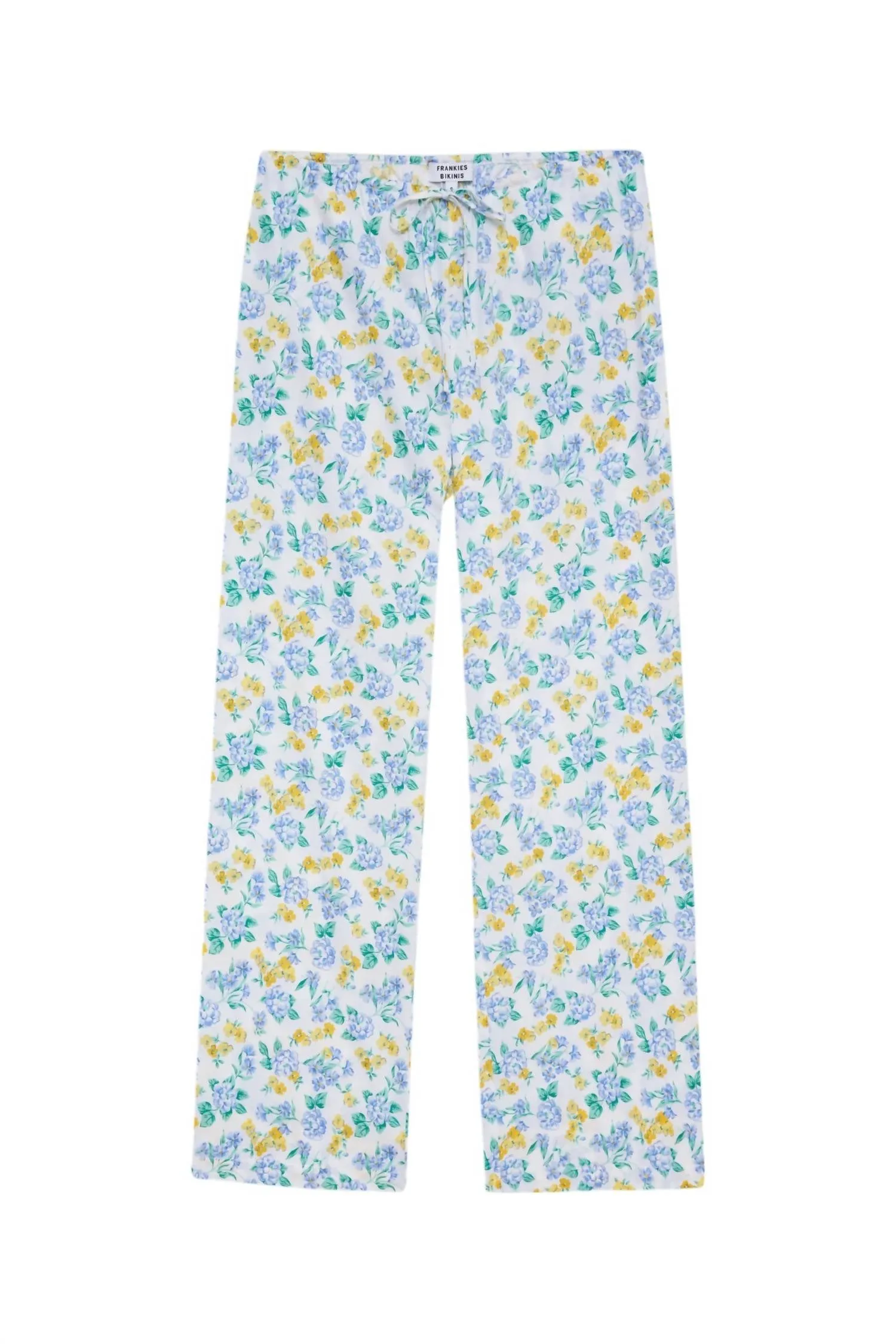 Daisy Poplin Pant In Coastal Floral