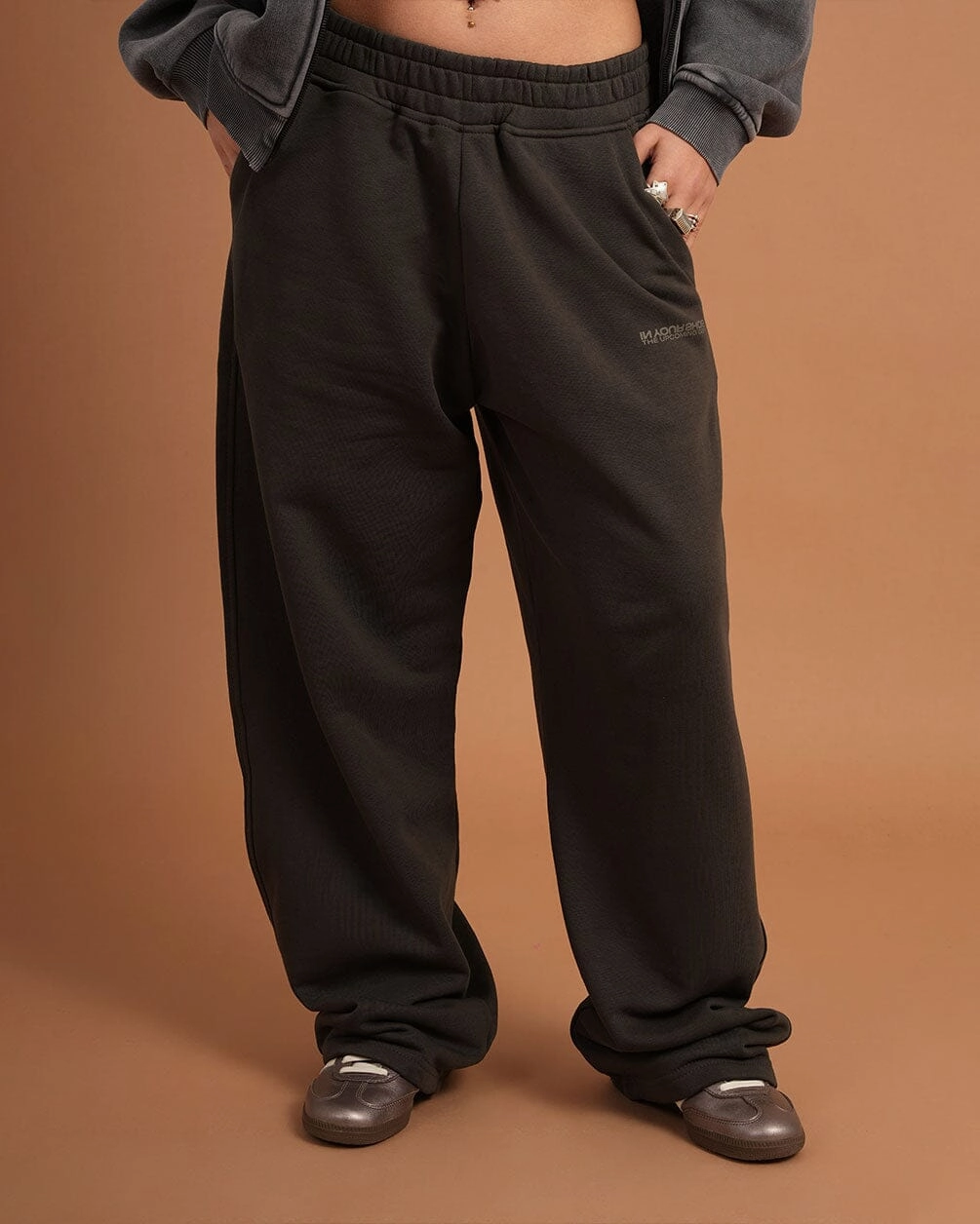 Dark Grey Wide Leg Swants