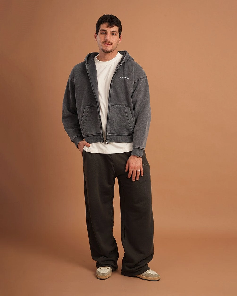 Dark Grey Wide Leg Swants