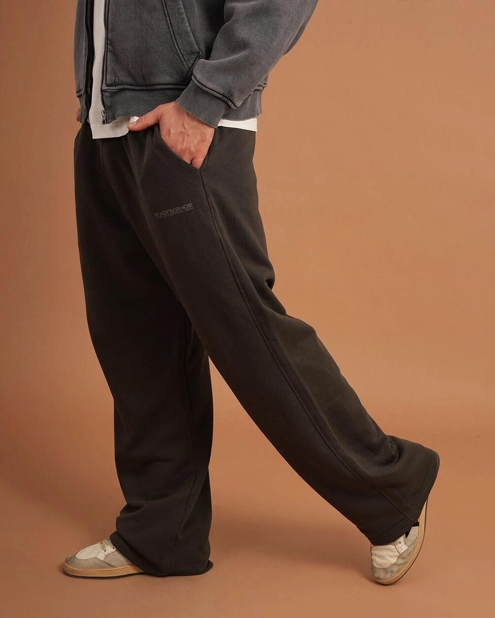 Dark Grey Wide Leg Swants