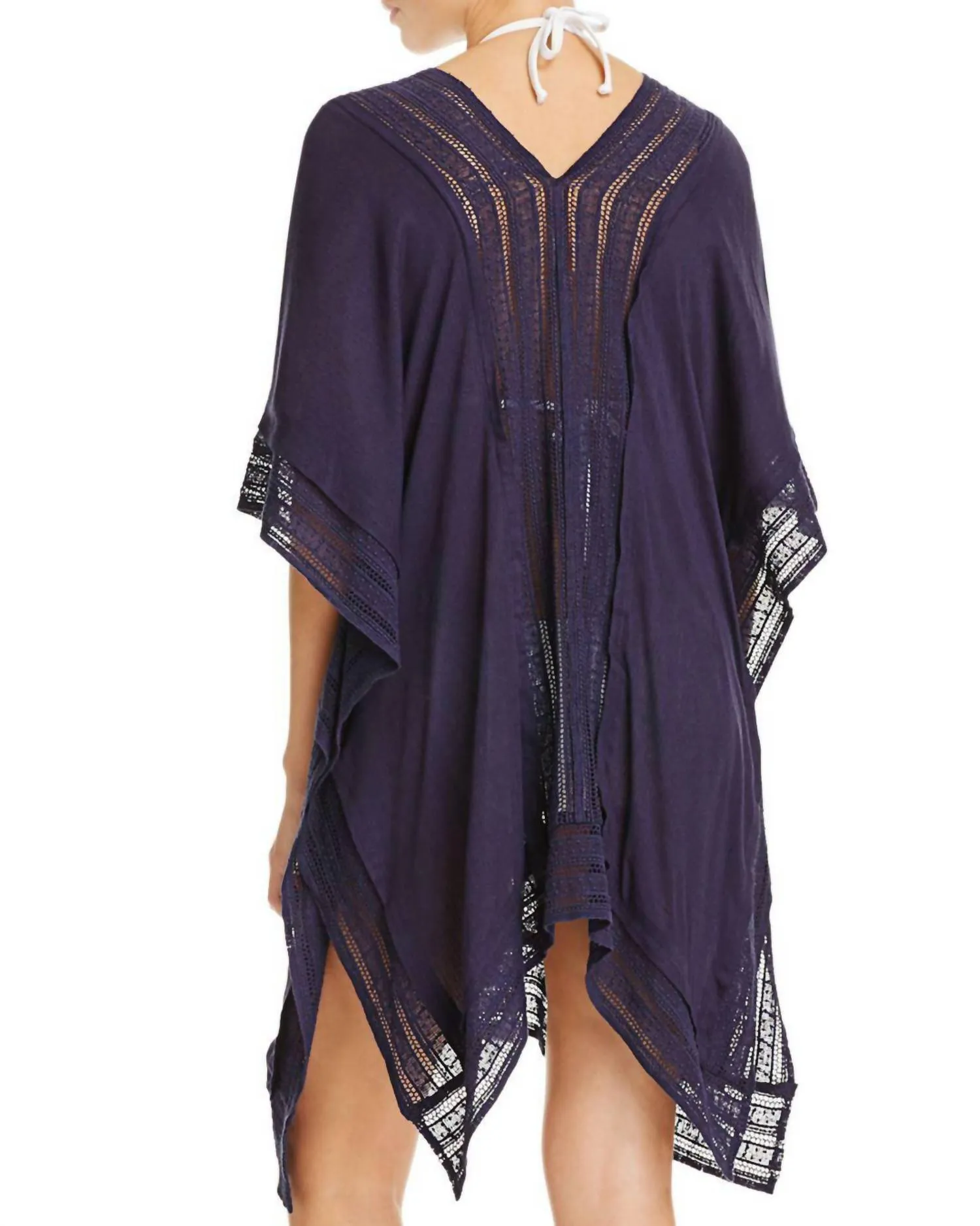 Embroidered Serendipity Swim Cover Up In Blue