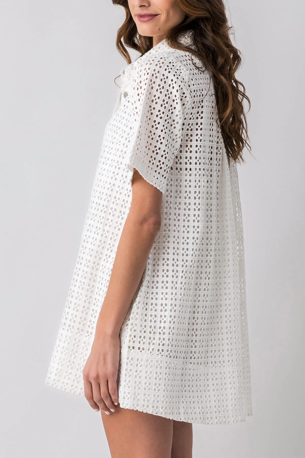 Free People Remino Eyelet Mini Dress