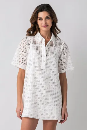 Free People Remino Eyelet Mini Dress