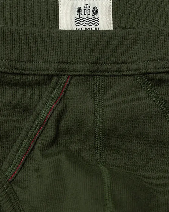 Hemen Biarritz Etor Brief - Dark Forest Green