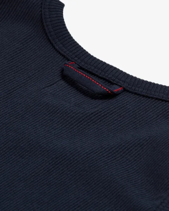 Hemen Biarritz Gari Ribbed Tank Top - Deep Marine