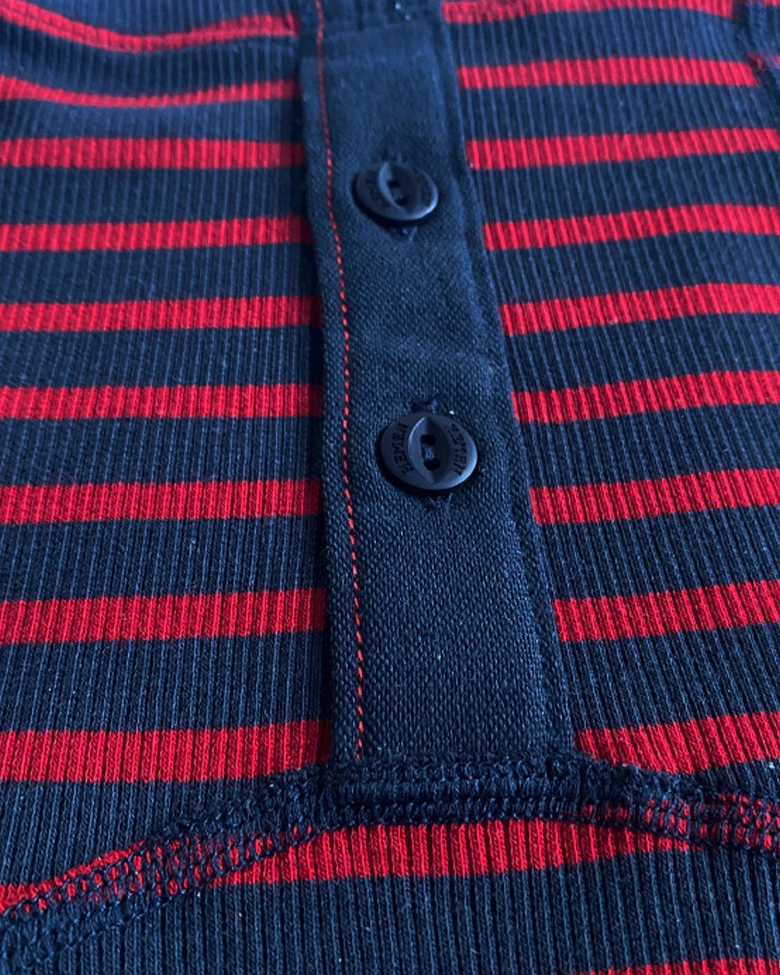 Hemen Biarritz Albar Breton Stripe Boxer Brief - Deep Marine / Red