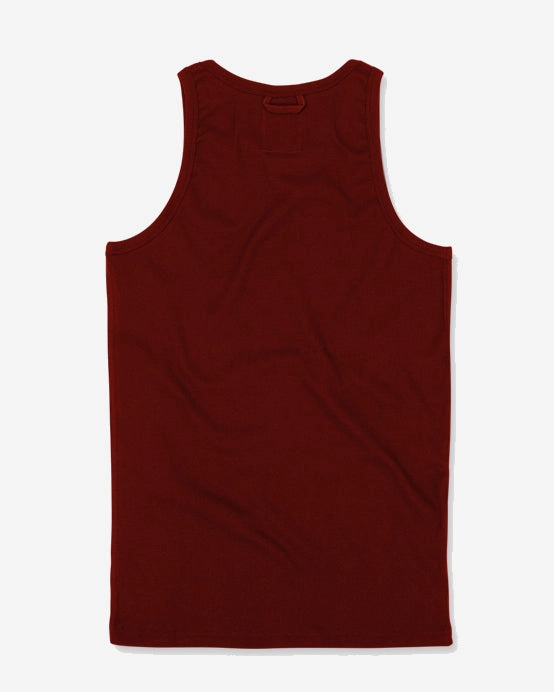 Hemen Biarritz Gari Ribbed Tank Top - Wine Red