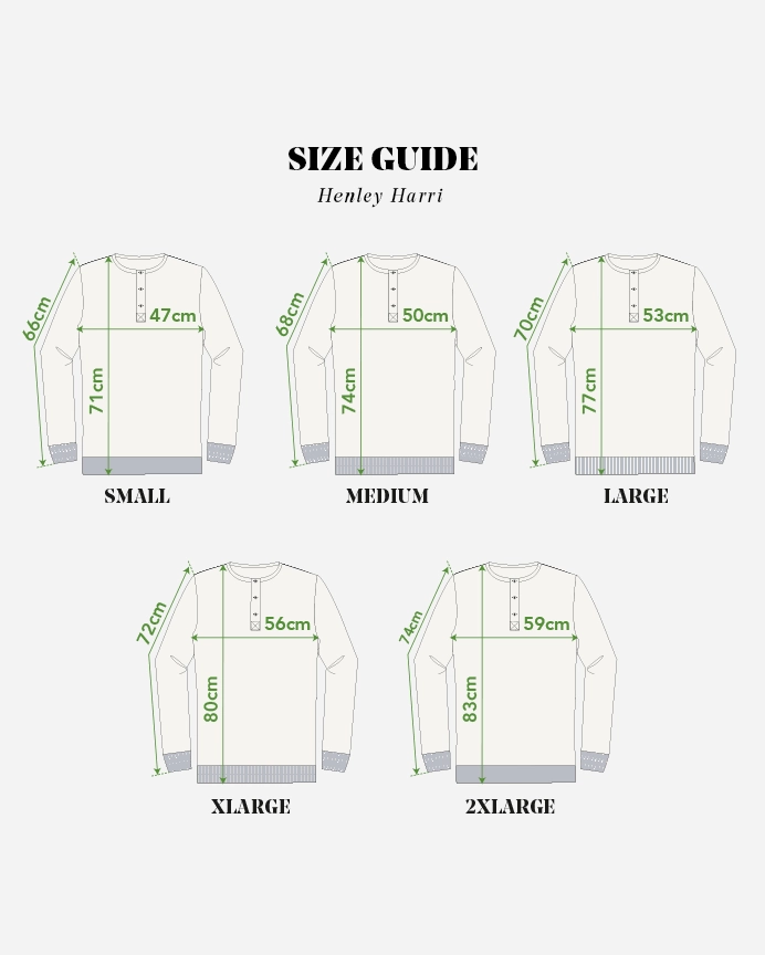 Hemen Biarritz Harri L/S Henley - Deep Marine