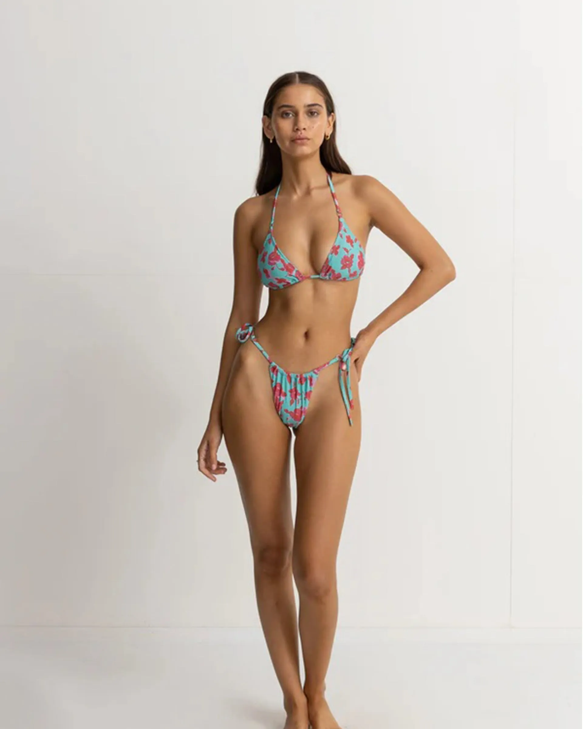 Inferna Floral Slide Tri Top