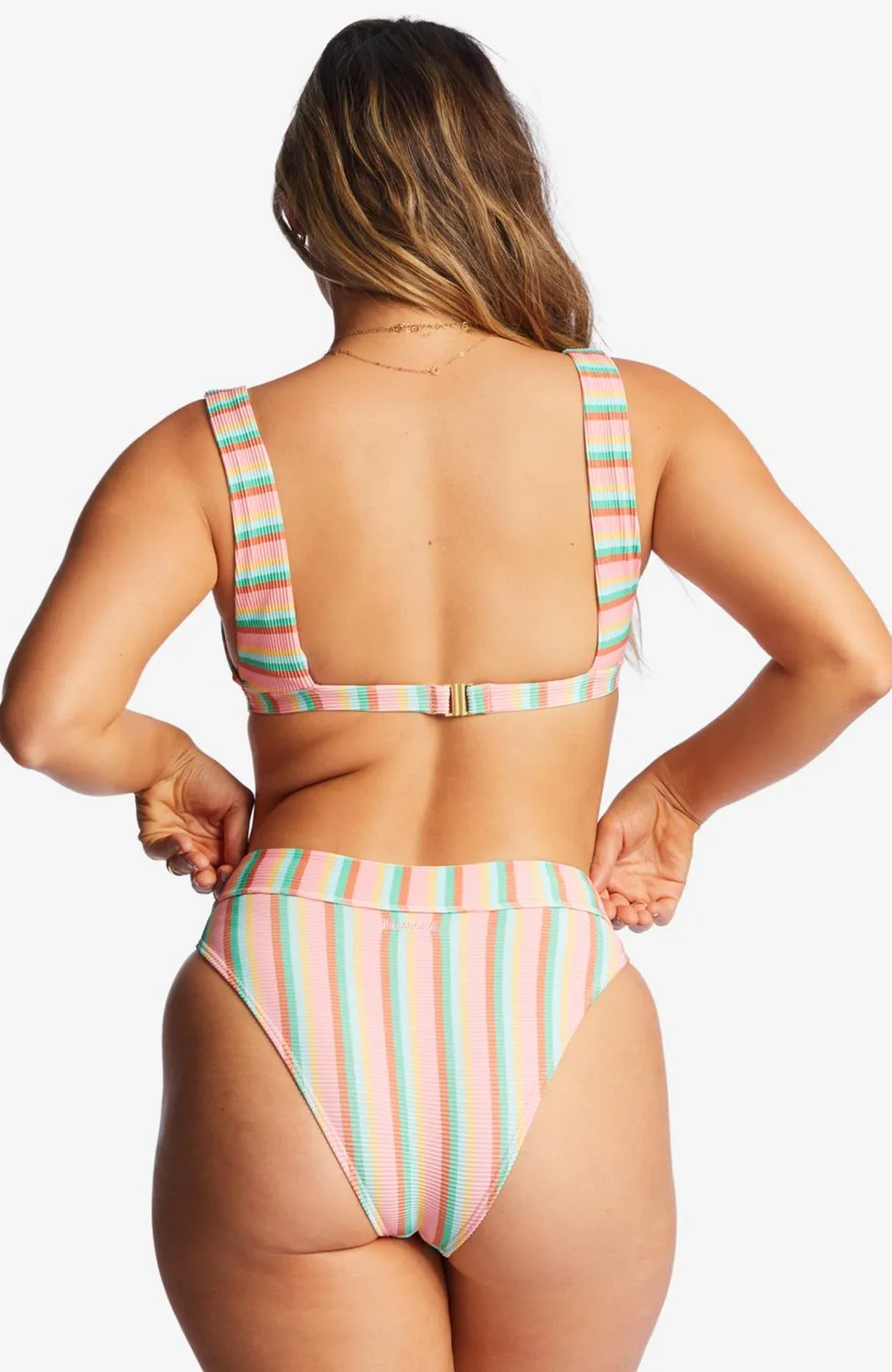 Island Glow Tanlines Tank Bikini In Multi