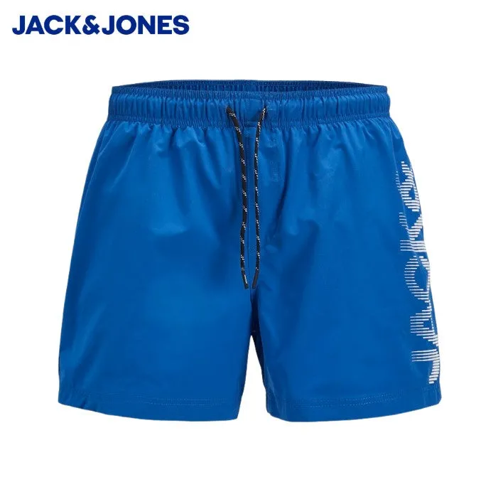 Jack & Jones Maui Stripe Swim Shorts Blue