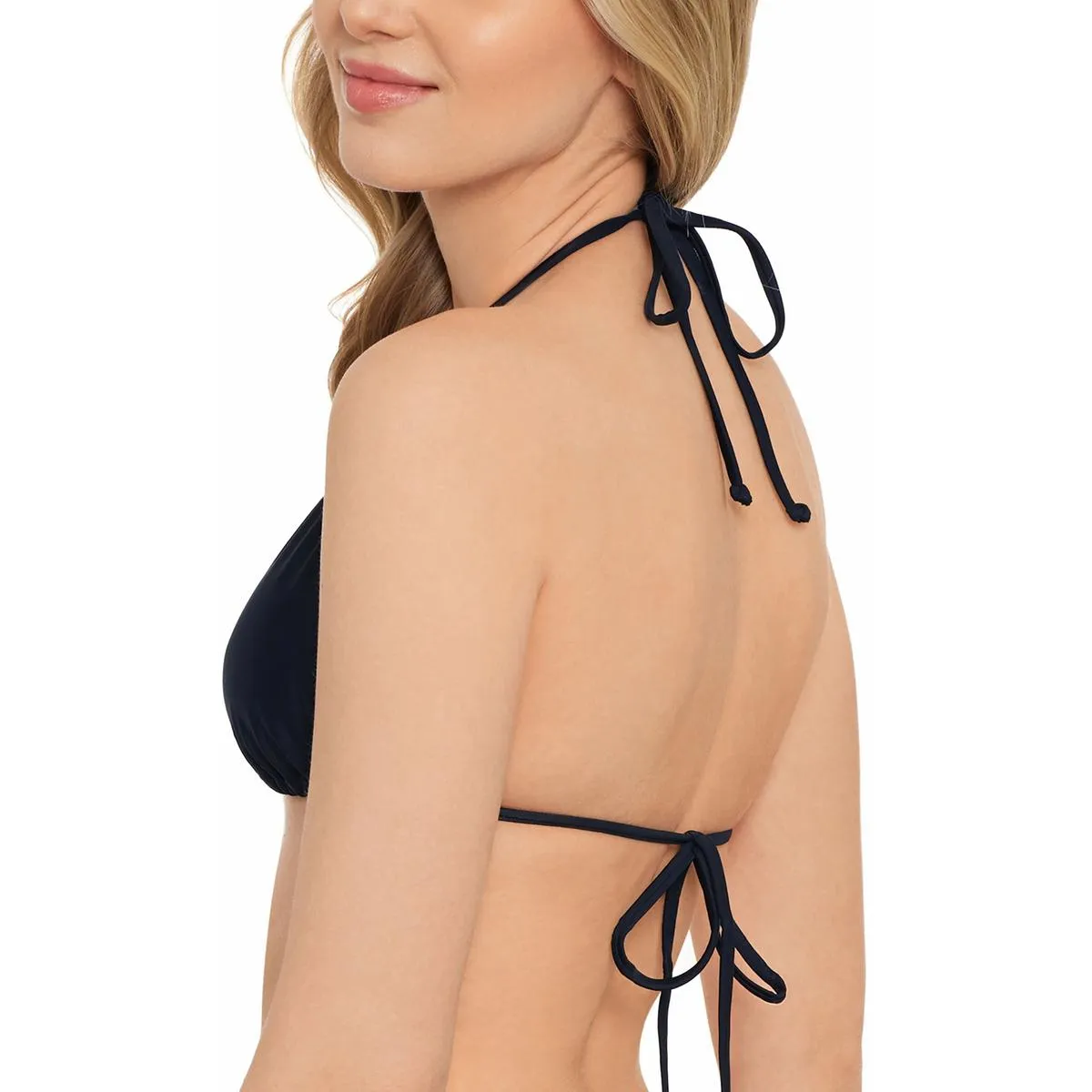 Juniors Womens Convertible Tie Back Bikini Swim top