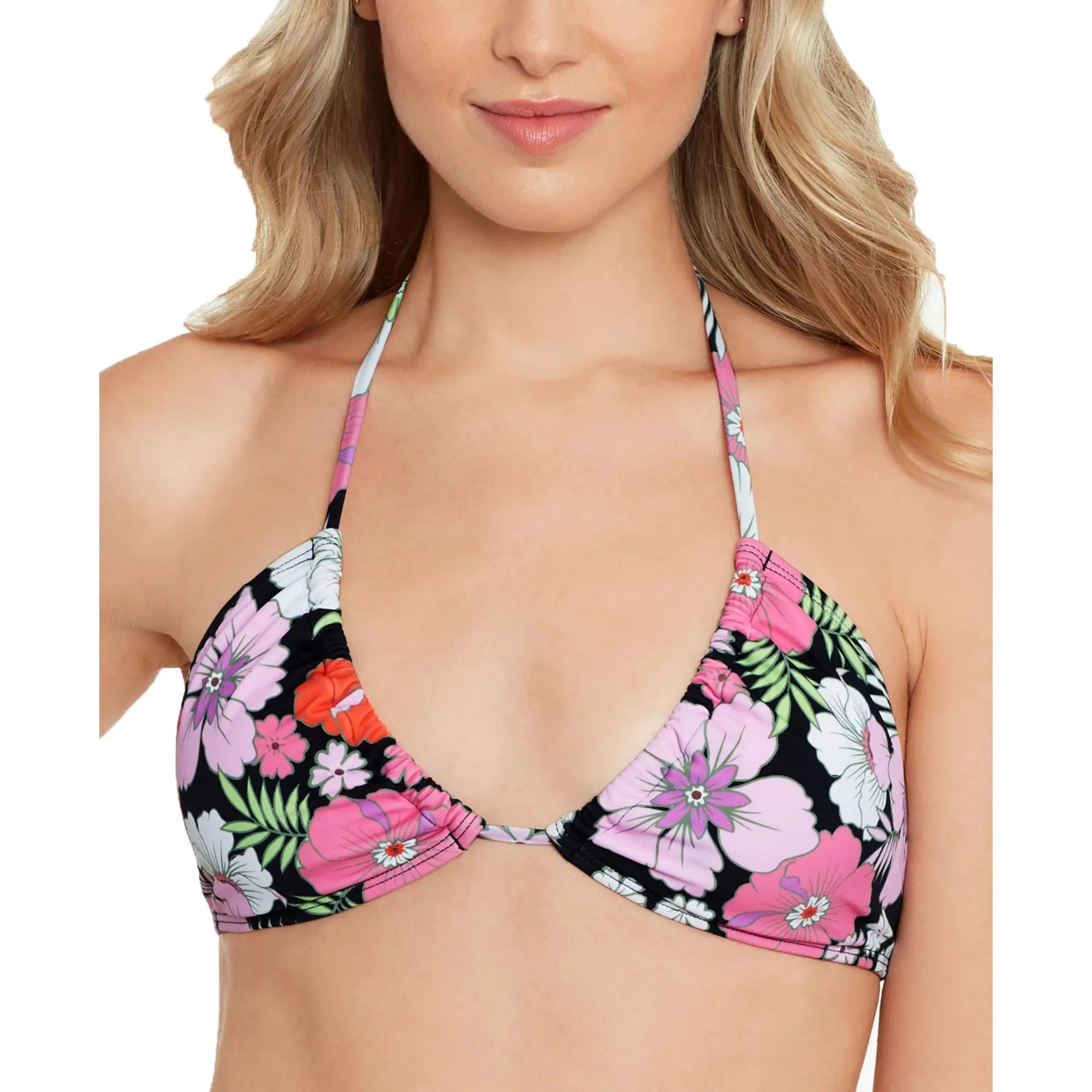 Juniors Womens Convertible Tie Back Bikini Swim top