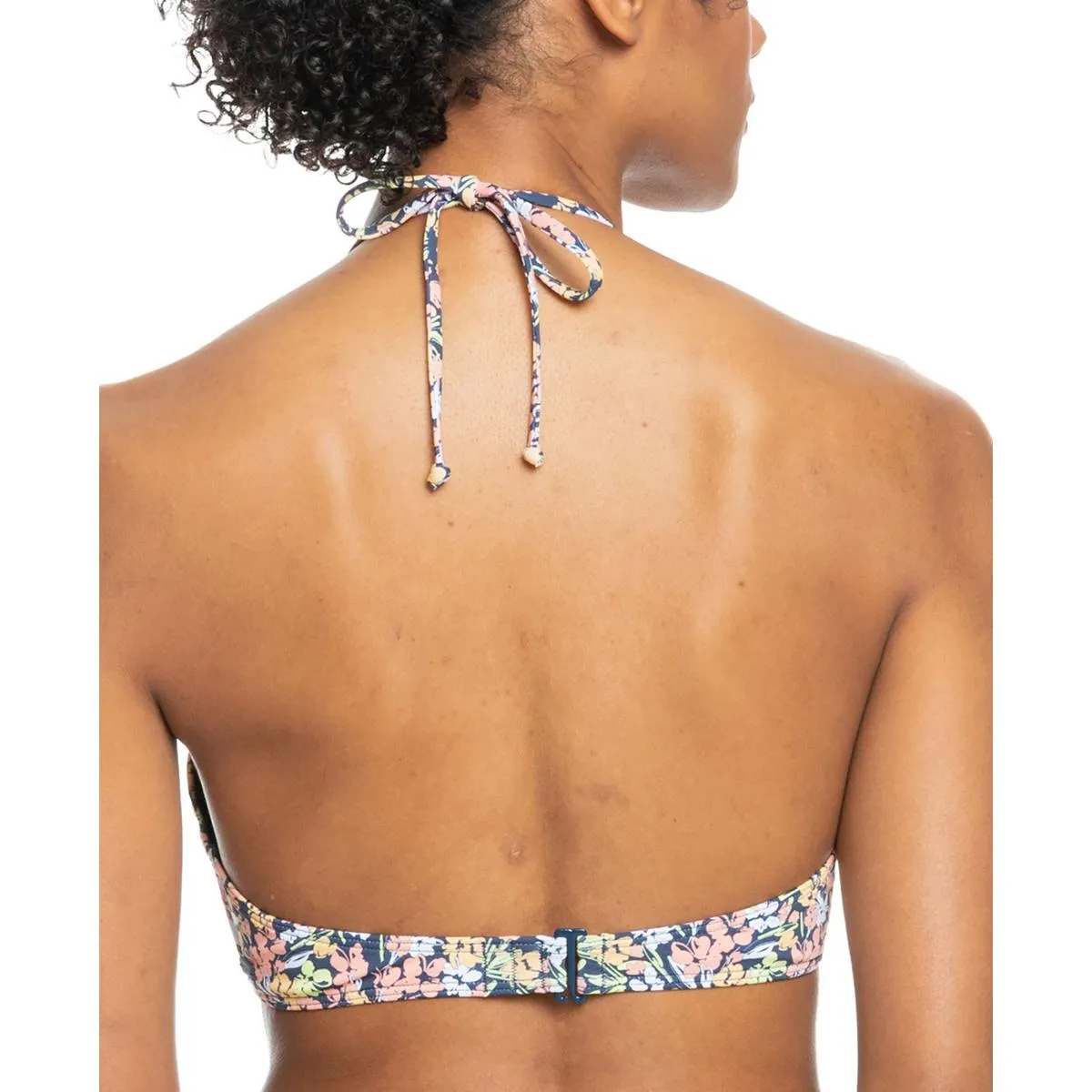Juniors Womens Floral Removable Padding Bikini Swim top